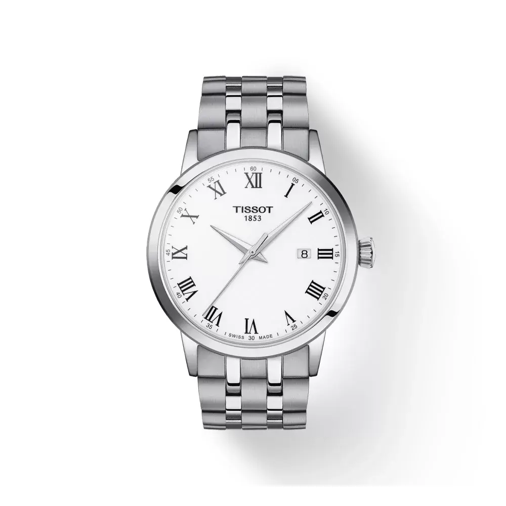 Tissot Muški sat T129.410.11.013.00, Kvarcni mehanizam, Srebrna boja