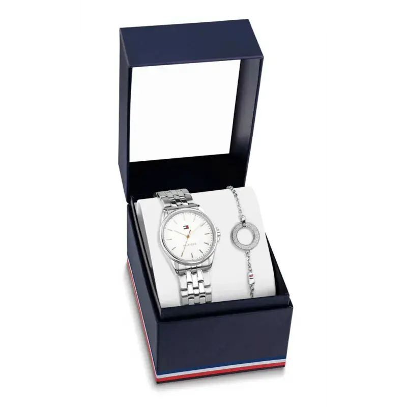 Tommy Hilfiger Ženski sat 2770219, Kvarcni mehanizam, Srebrna boja