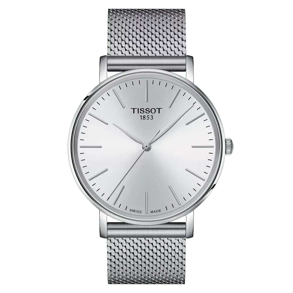 Tissot Muški sat T143.410.11.011.00, Kvarcni mehanizam, Srebrna boja