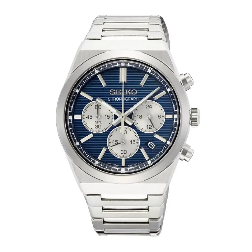 Seiko Muški sat SSB453P1, Kvarcni mehanizam, Srebrna boja