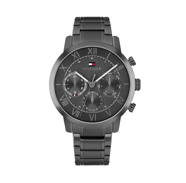 Tommy Hilfiger Muški sat 1710730, Kvarcni mehanizam, Crni