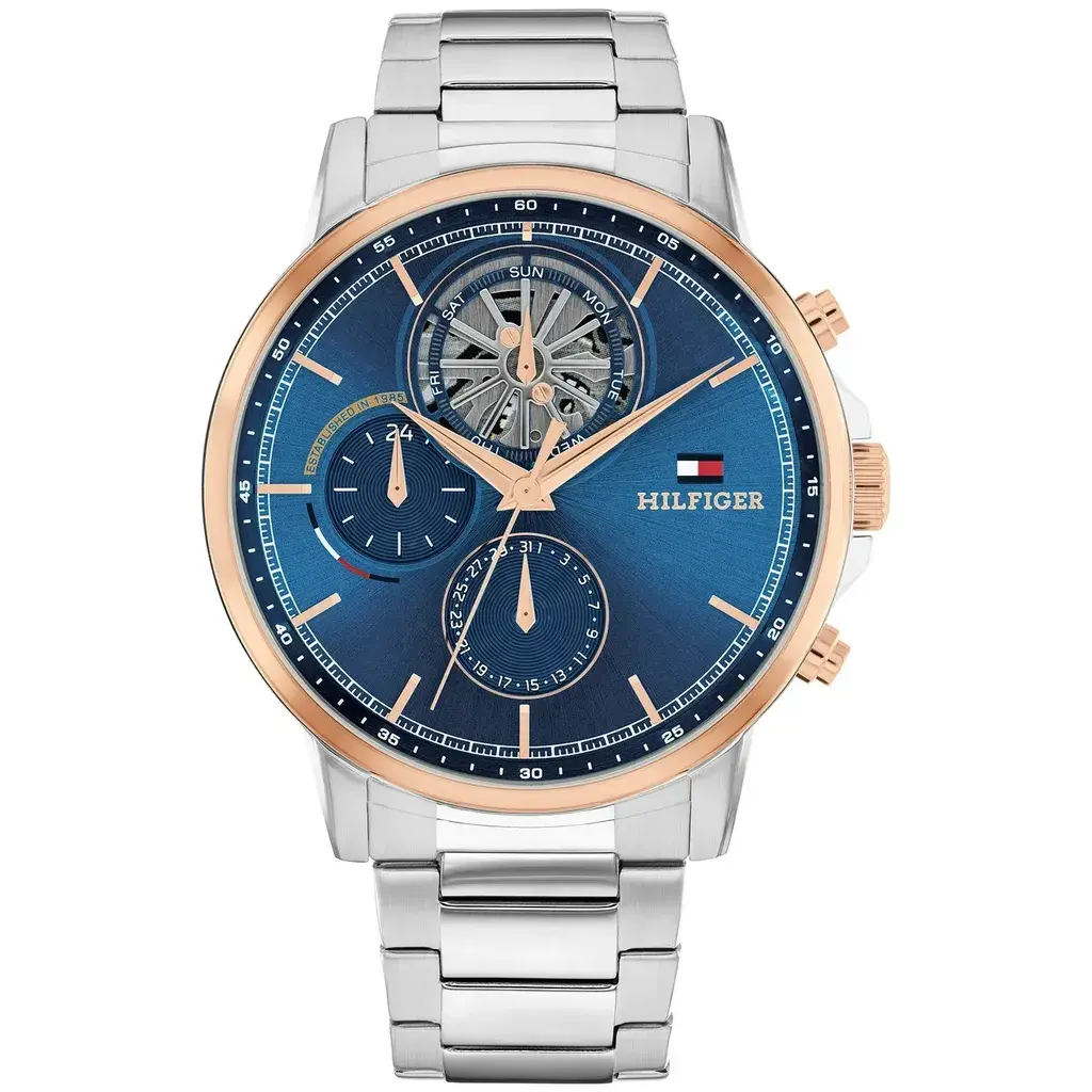 Tommy Hilfiger Muški sat 1710734, Kvarcni mehanizam, Srebrna boja