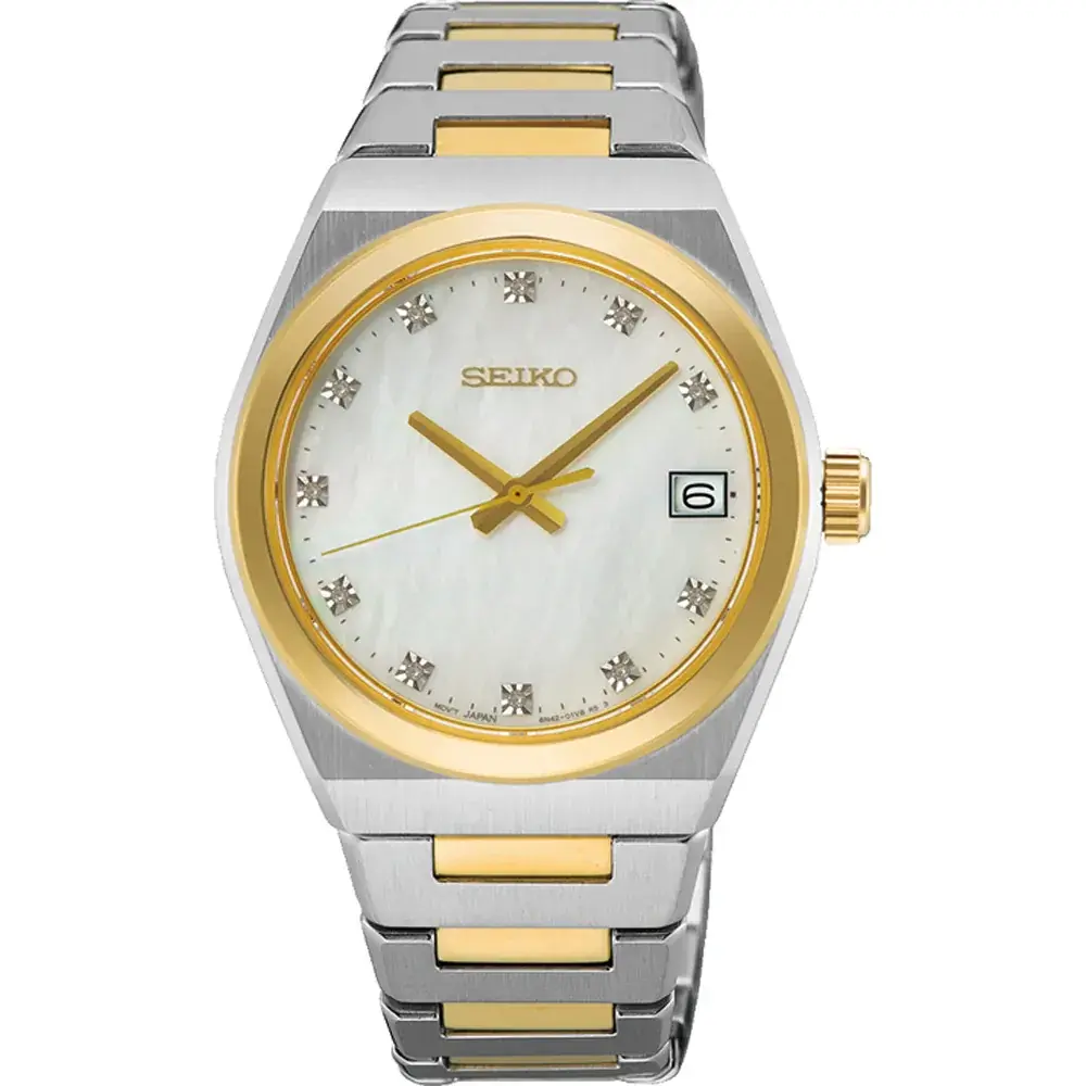 Seiko Ženski sat SUR604P1, Kvarcni mehanizam, Srebrna boja