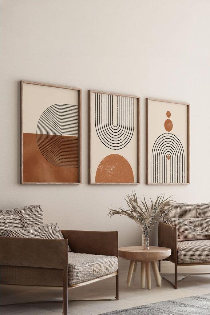 Wallity slika 3Dartsoho2, 3 dijela, 33 x 48 cm