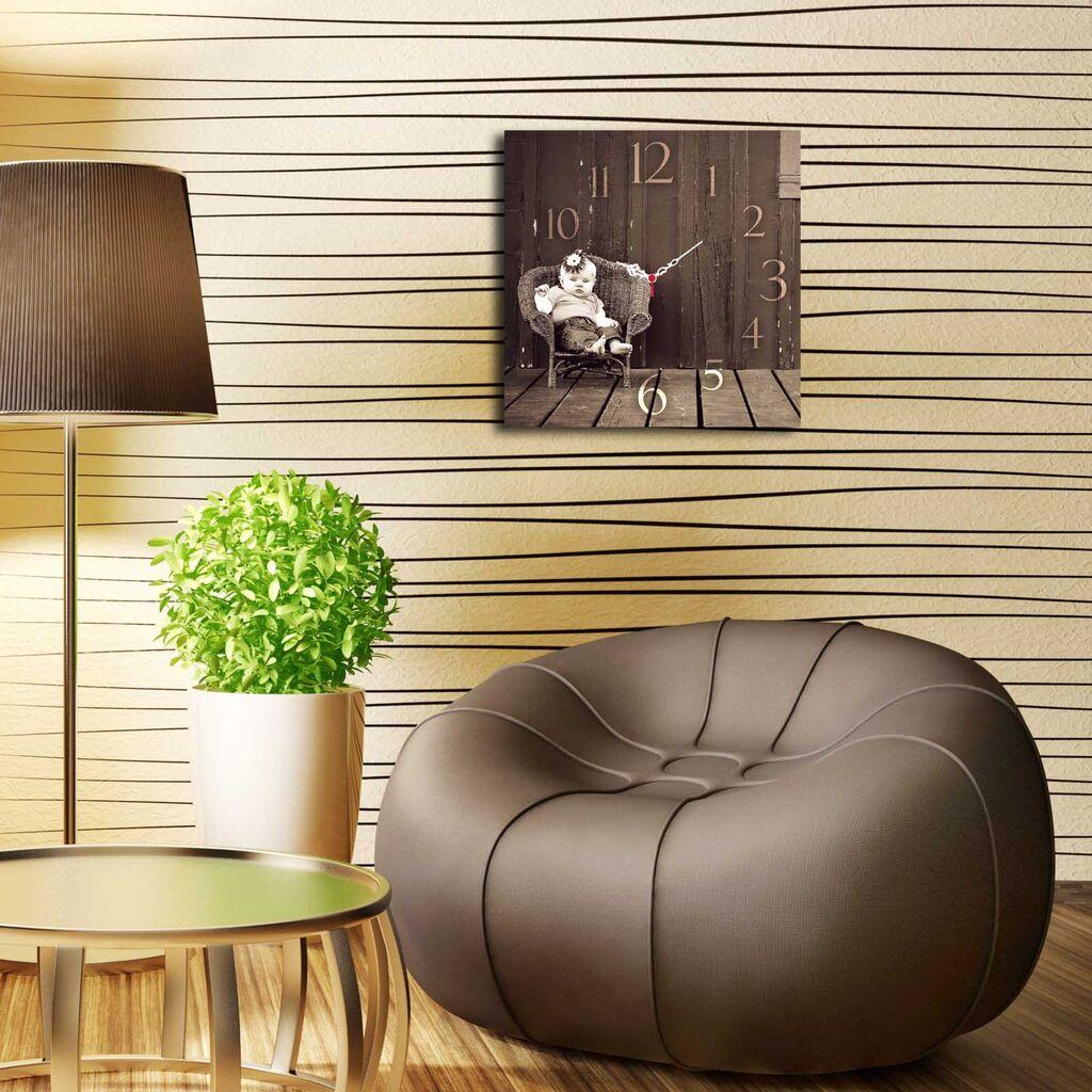 Zidni sat Wallity Msk-04, 40x40 cm