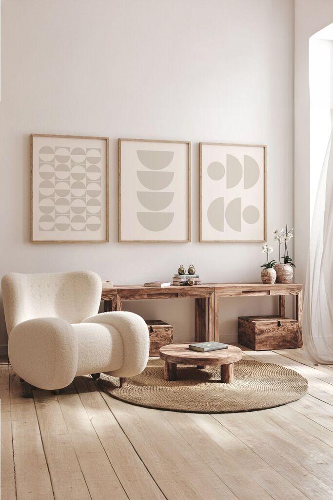 Wallity slika 3Dartsoho31, 3 dijela, 33 x 48 cm