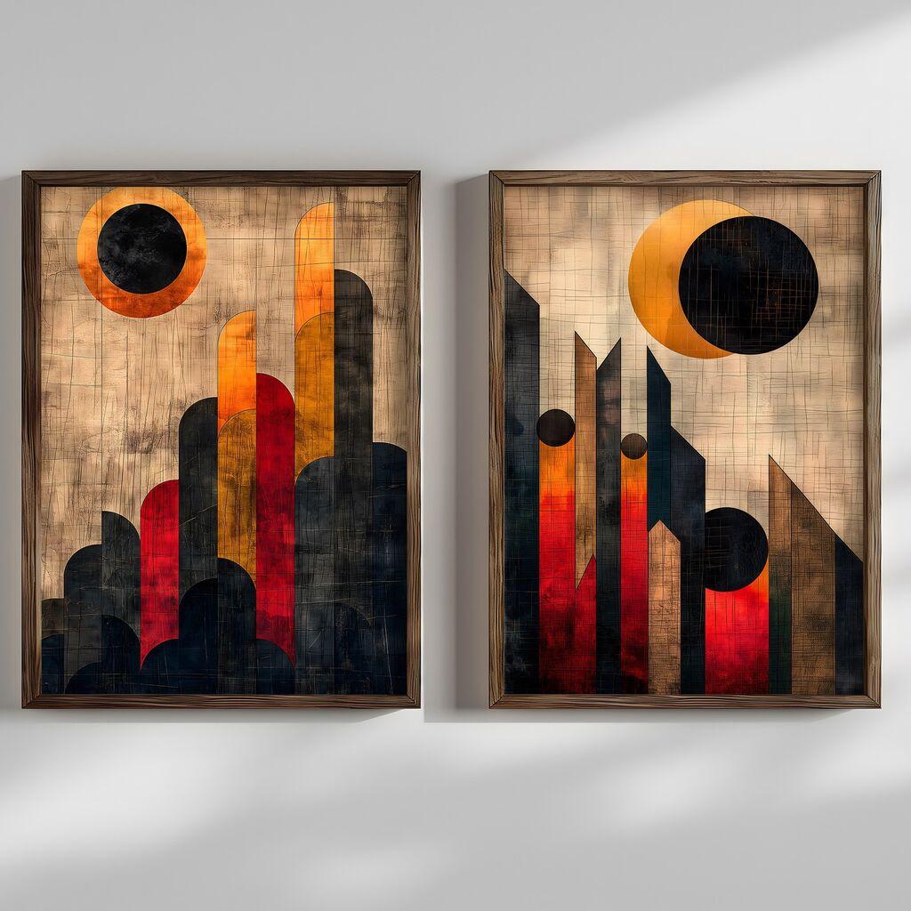 Zidna slika HUM111, 2 dijela, 50 x 70 cm