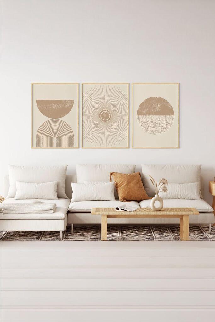 Wallity slika 3Dartsoho14, 3 dijela, 33 x 48 cm