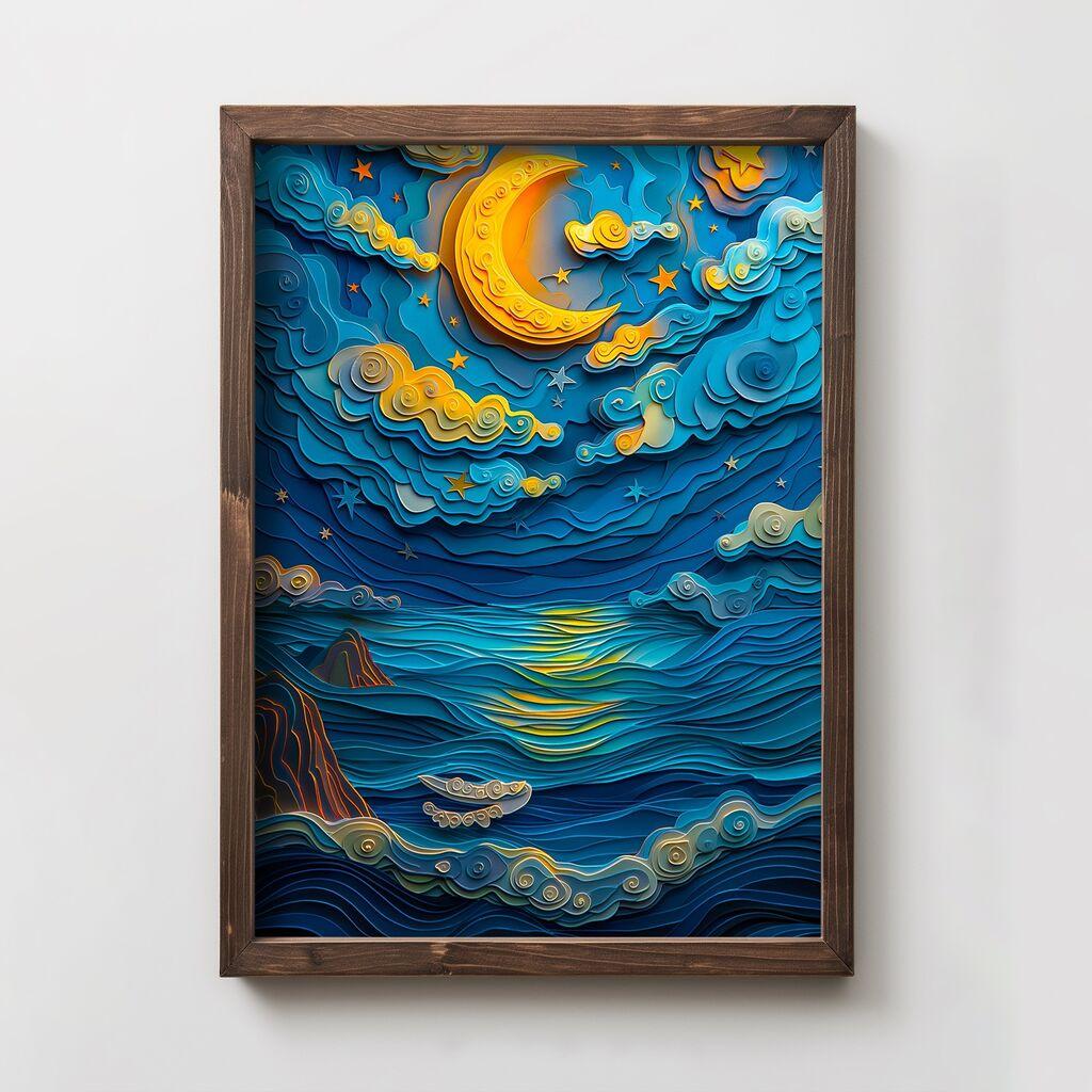 Wallity Slika TUN112, 50 x 70 x 3 cm