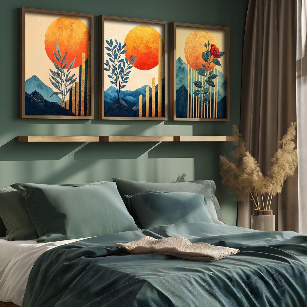 Wallity slika TUN152, 3 dijela, 70 x 50 x 3 cm