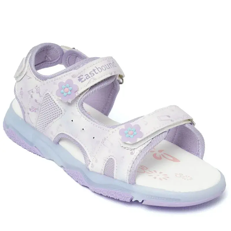 Sandale za djevojčice Eastbound Happy Grill, bijelo-roze