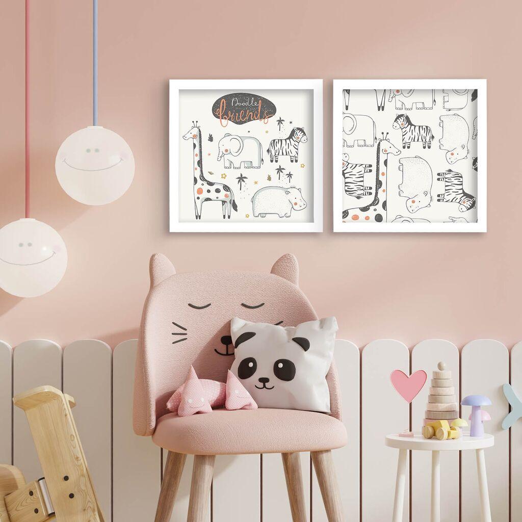 Wallity slika 2P3333BCT-001, 2 dijela, 33 x 68 cm