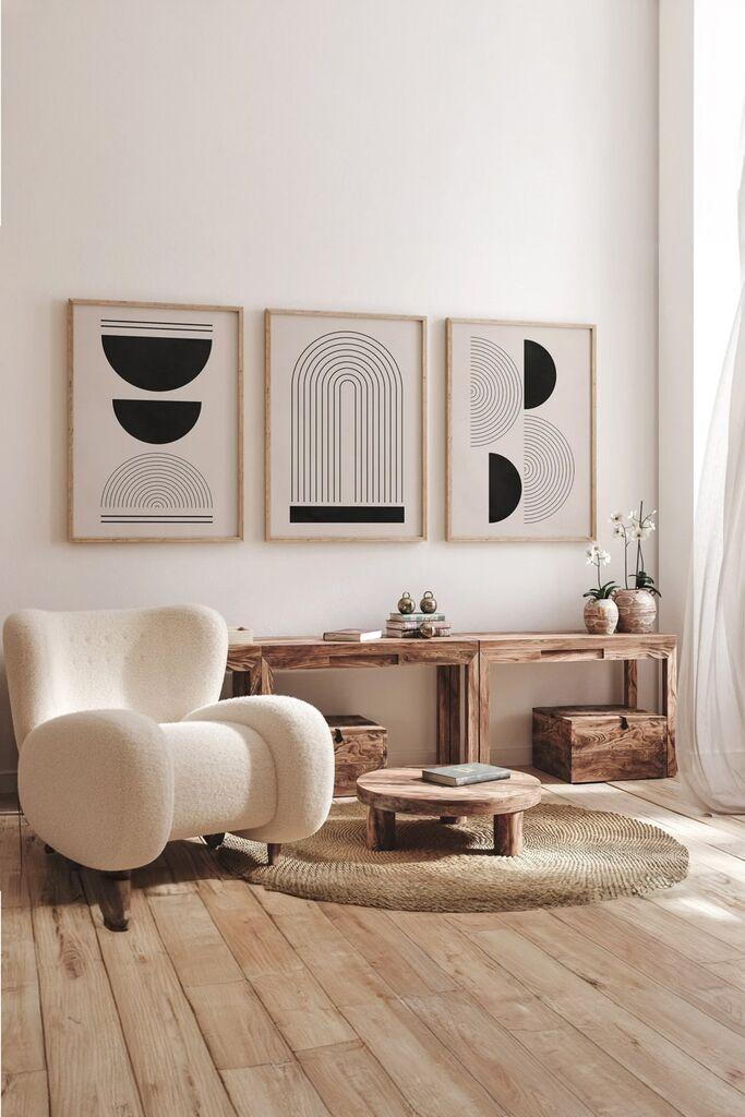 Wallity slika 3Dartsoho82, 3 dijela, 33 x 48 cm