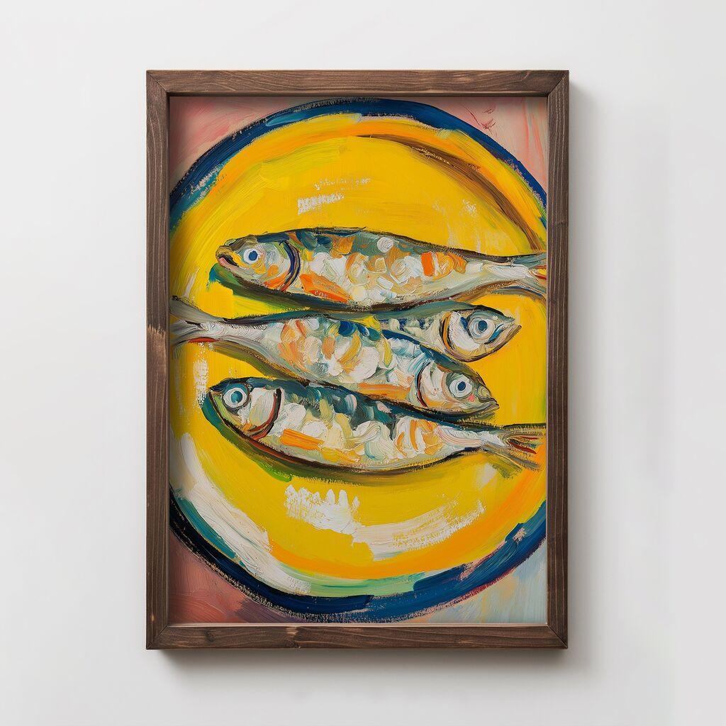 Wallity Slika TUN074, 50 x 70 x 3 cm