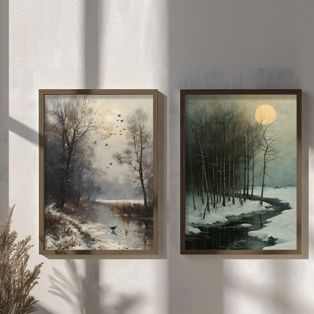 Wallity slika AI133, 2 dijela, 50 x 70 x 3 cm