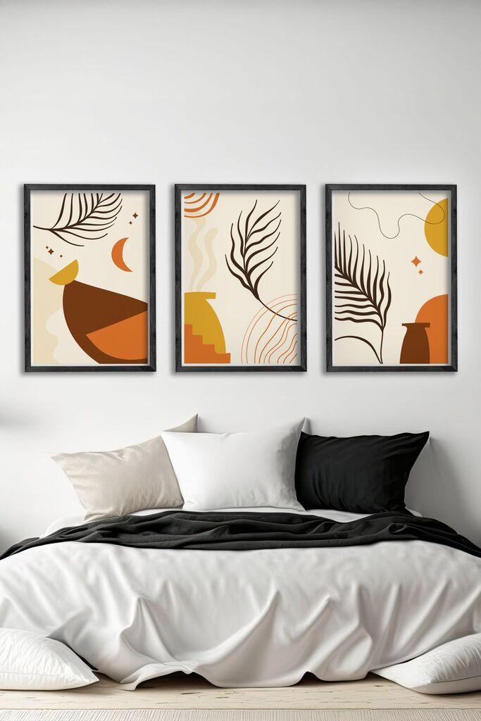 Wallity slika Ersy3Syhcrv13, 3 dijela, 34 x 49 cm