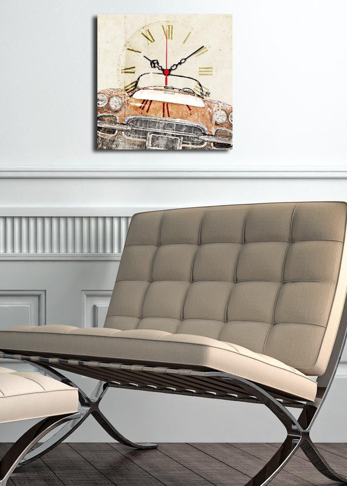 Zidni sat Wallity 2828CS-6, 28x28 cm