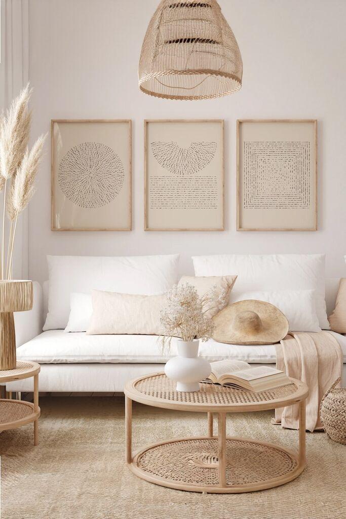 Wallity slika 3Dartsoho15, 3 dijela, 33 x 48 cm