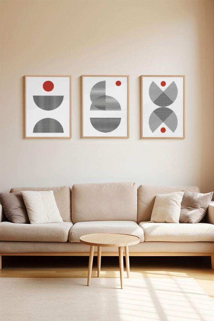 Wallity slika Ersydata16-70100, 3 dijela, 70 x 100 cm