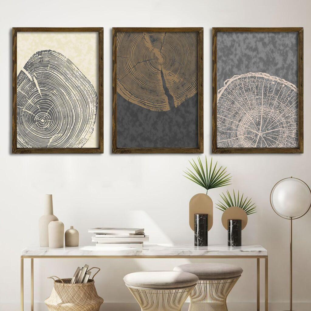 Zidna slika EMN015, 3 dijela, 50 x 70 cm