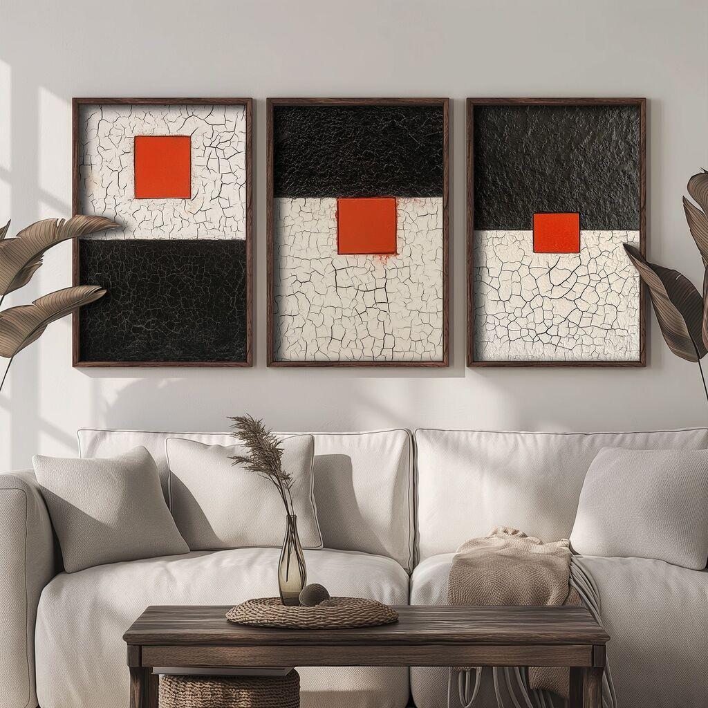 Wallity slika TUN150, 3 dijela, 70 x 50 x 3 cm