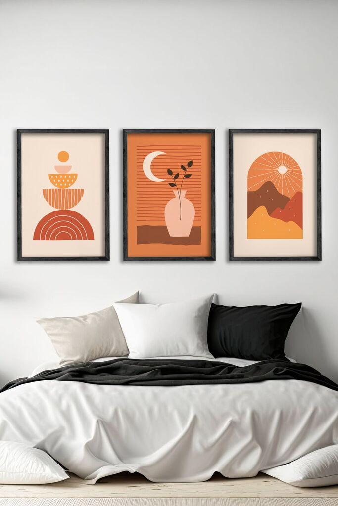 Wallity slika Ersy3Syhcrv25, 3 dijela, 34 x 49 cm