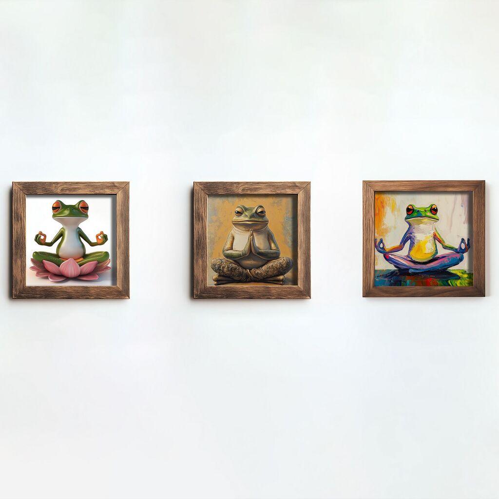 Wallity slika UKZM075, 3 dijela, 16 x 16 x 2 cm