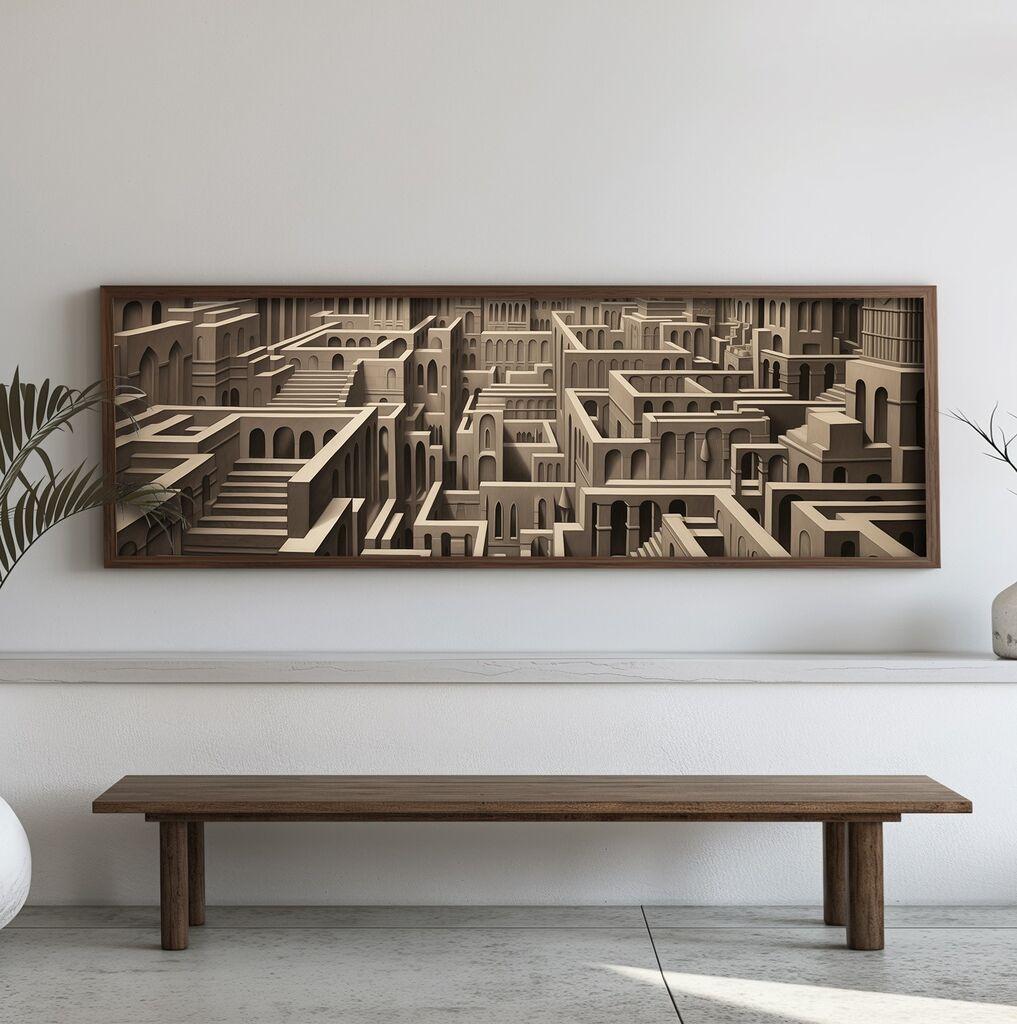 Wallity slika EMR104, 40 x 120 x 3 cm