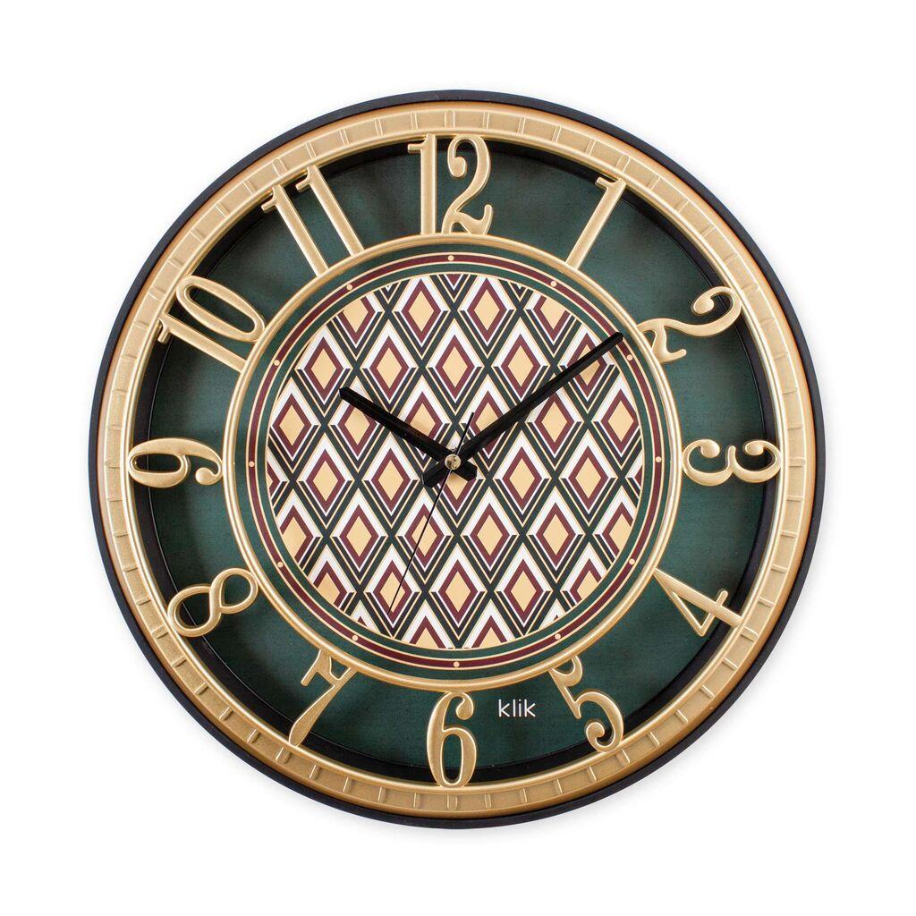 Zidni sat Hisar Emerald Design, 40x40 cm