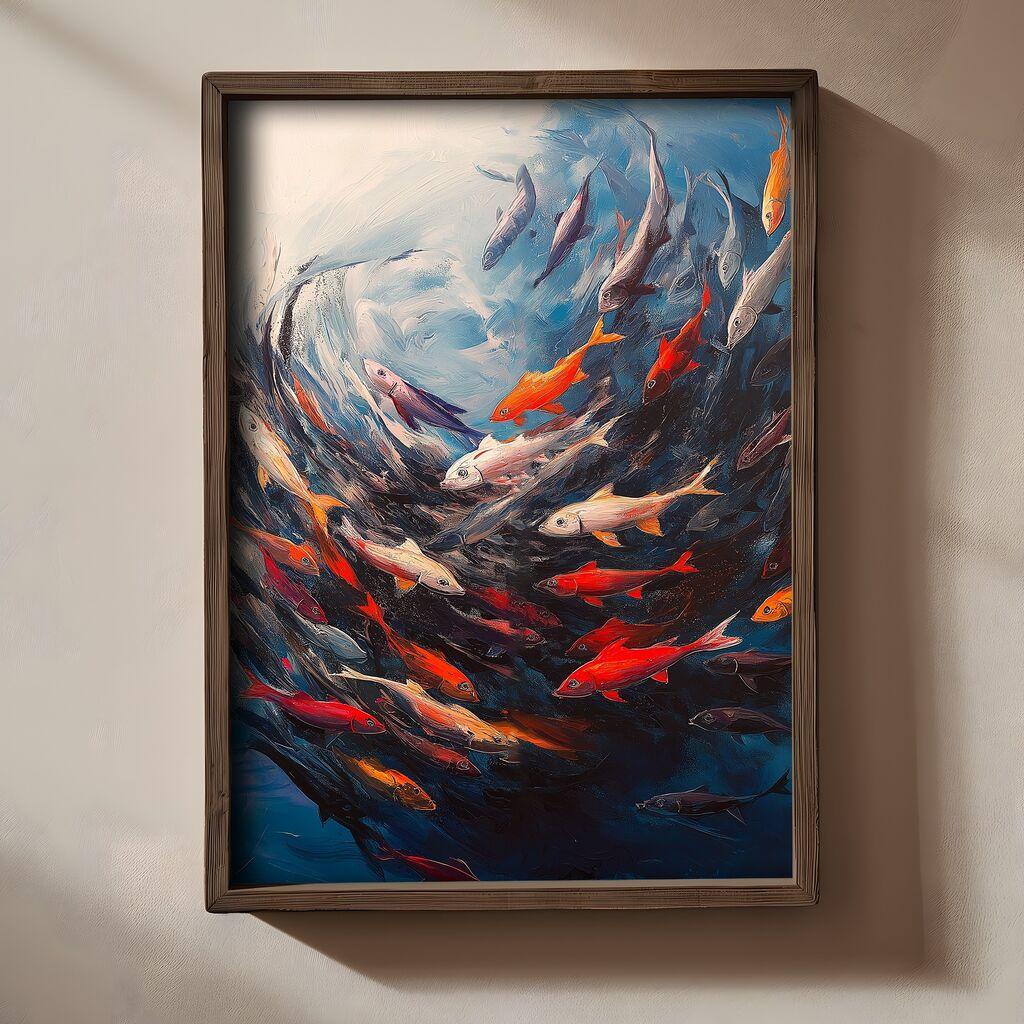 Zidna slika TUN063, 35 x 47 x 2 cm