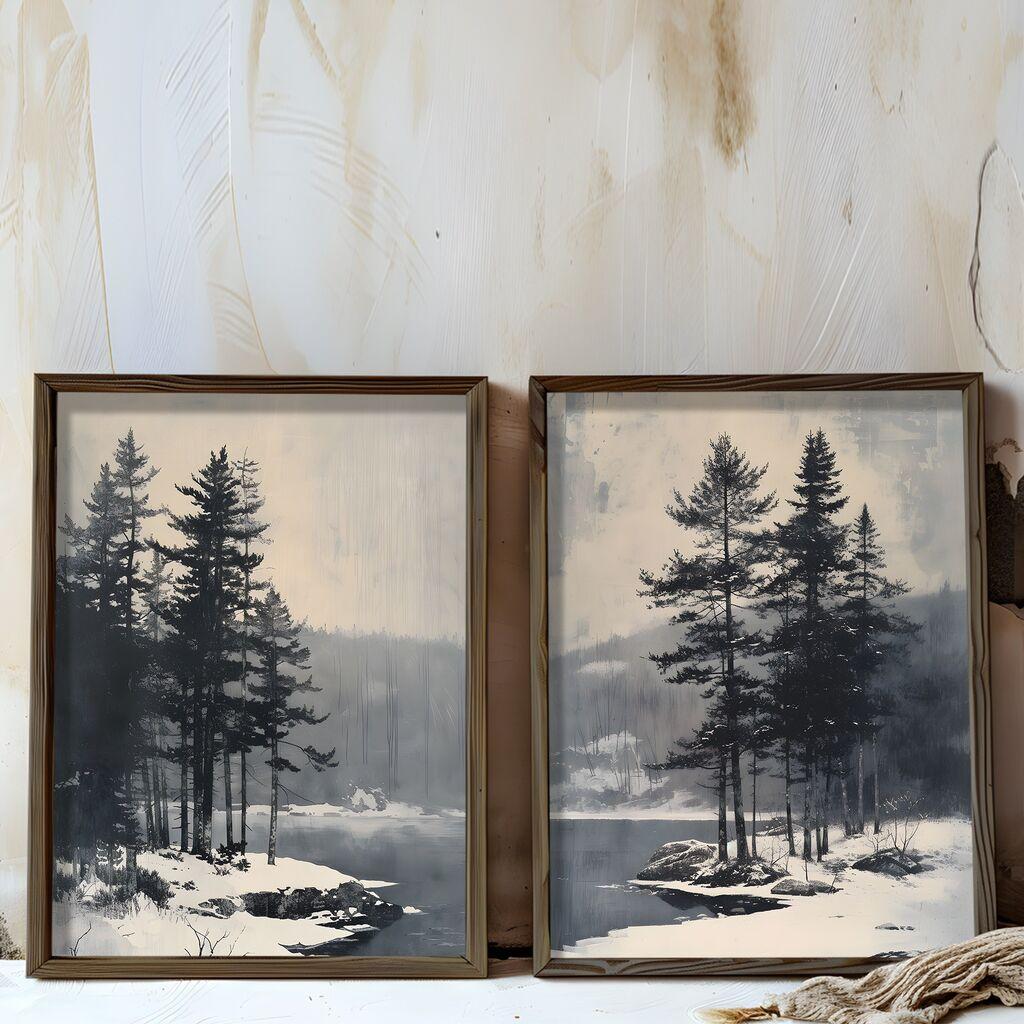 Wallity slika AI198, 2 dijela, 35 x 47 x 3 cm