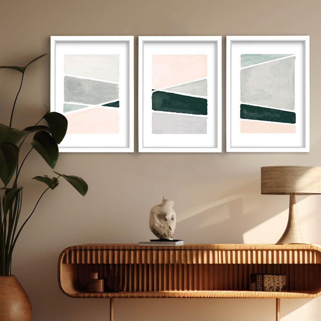 Wallity slika 3p3752softct-011, 3 dijela, 38 x 53 cm