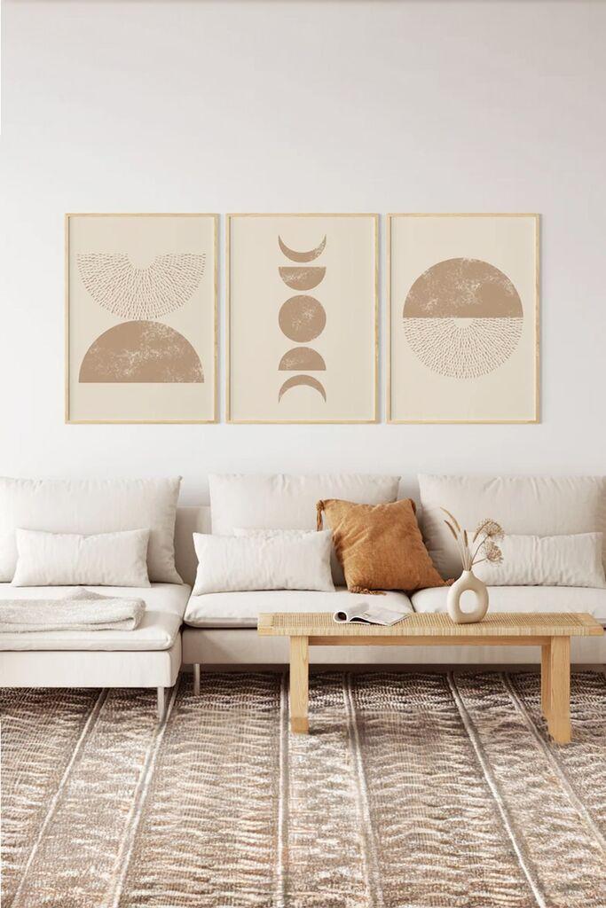 Wallity slika 3Dartsoho4, 3 dijela, 33 x 48 cm