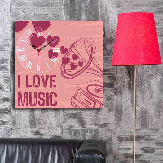 Zidni sat Wallity 4545CS-49, 45x45 cm