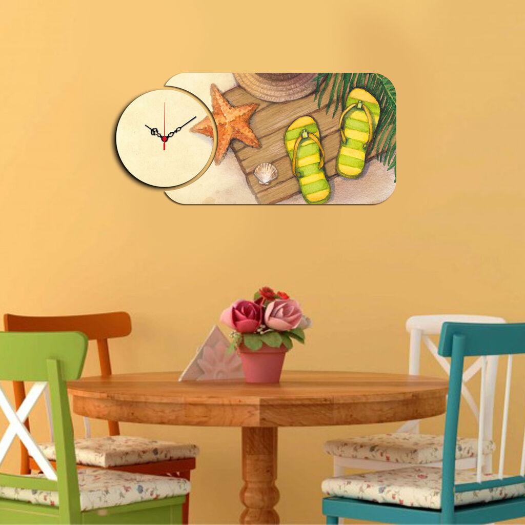 Zidni sat Wallity YMS-31, 68x32 cm, 2 dijela