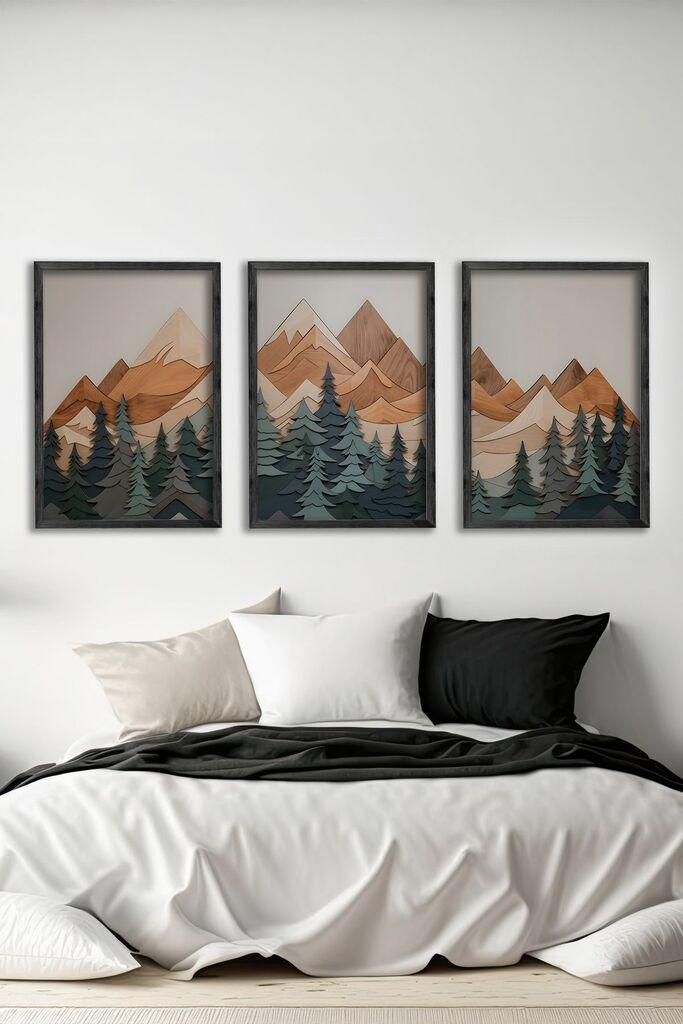 Wallity slika Ersy3Syhcrv56, 3 dijela, 34 x 49 cm