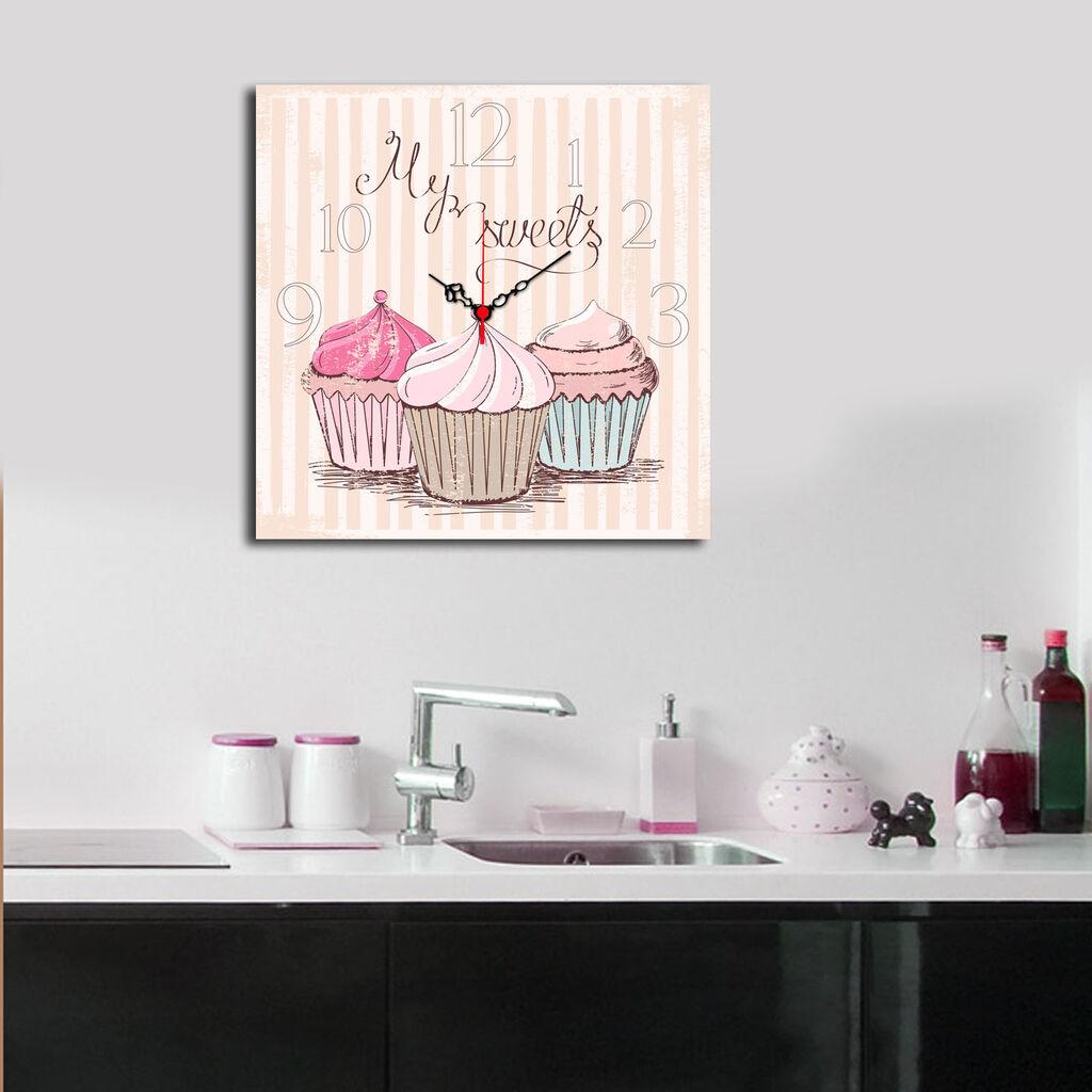 Zidni sat Wallity Msk-13, 40x40 cm