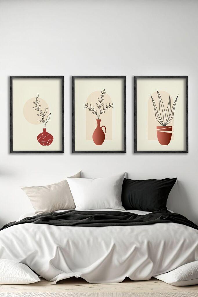 Wallity slika Ersy3Syhcrv9, 3 dijela, 34 x 49 cm