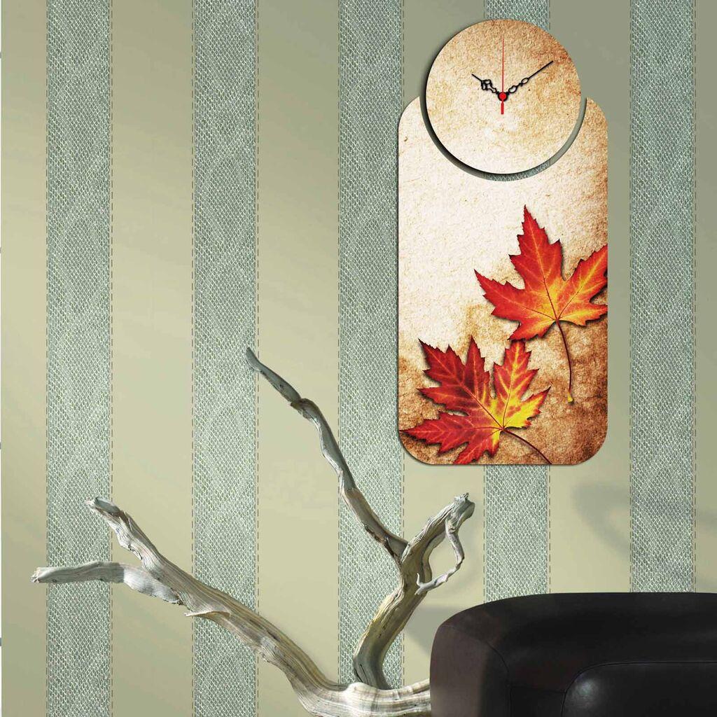 Zidni sat Wallity YMS-15, 68x32 cm, 2 dijela