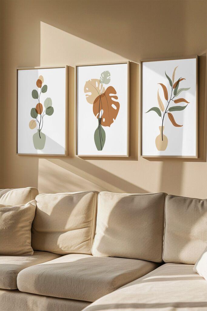 Wallity slika 3Dartsoho94, 3 dijela, 33 x 48 cm