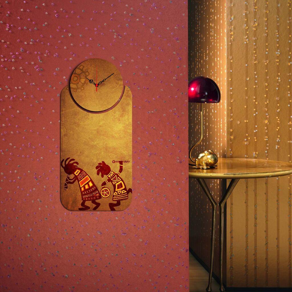 Zidni sat Wallity YMS-50, 68x32 cm, 2 dijela