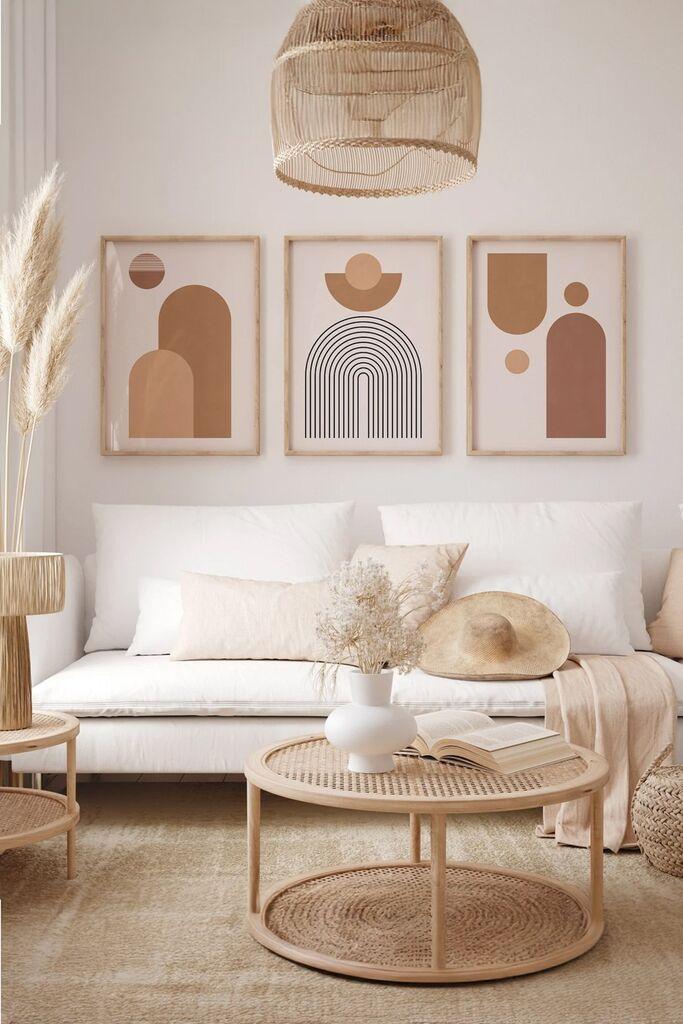 Wallity slika 3Dartsoho47, 3 dijela, 33 x 48 cm