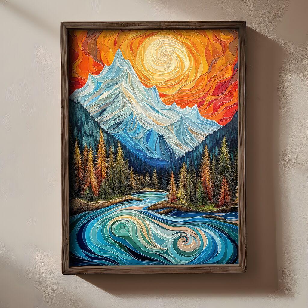 Wallity slika TUN108, 35 x 47 x 2 cm