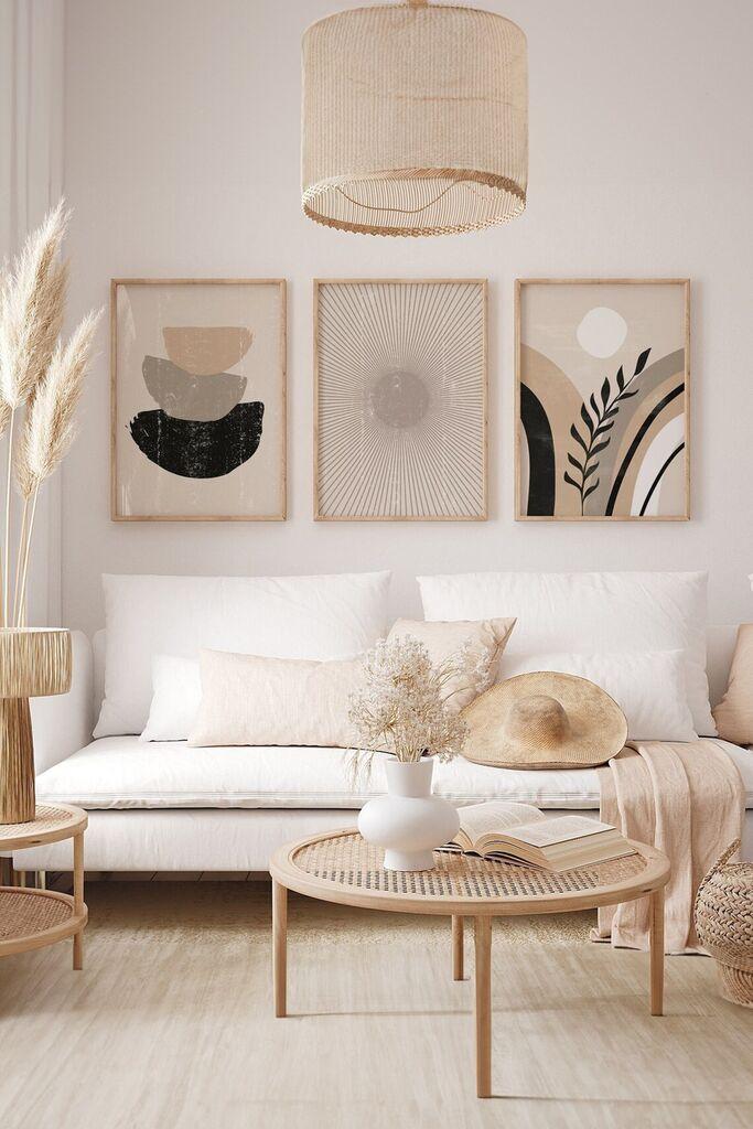 Wallity Painting Artsycllct38, 3 dijela, 33 x 48 cm