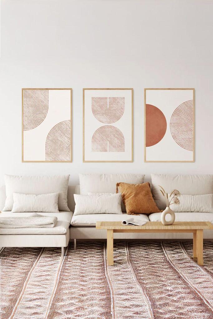 Wallity slika 3Dartsoho21, 3 dijela, 33 x 48 cm