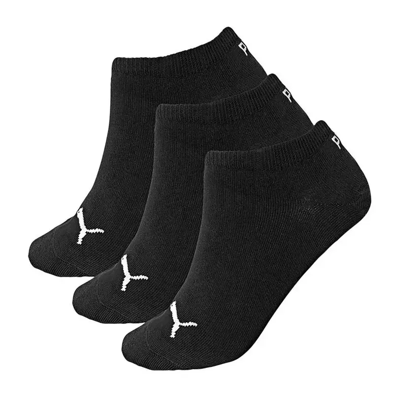 Puma muške čarape za tenisice, obične 3P, 3 para, crne