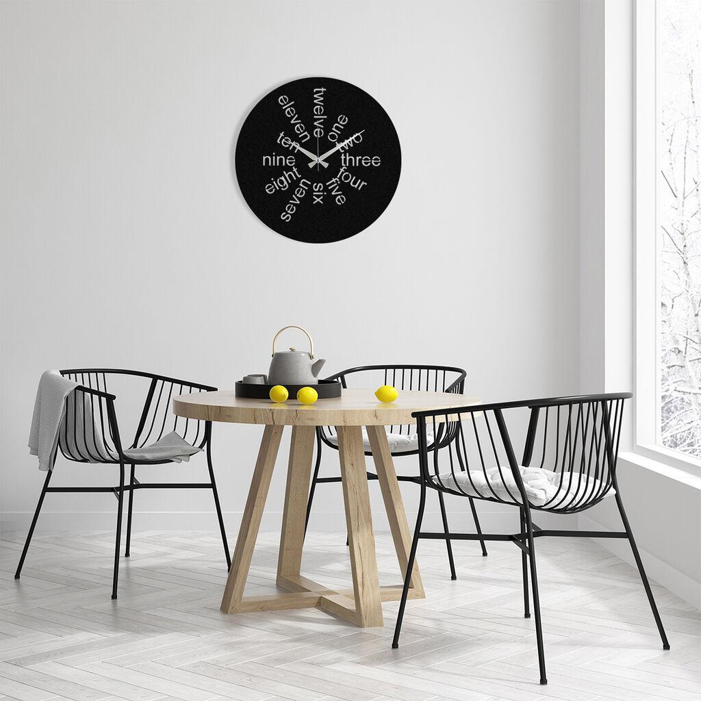 Zidni sat Wallity Hati, 48x48 cm