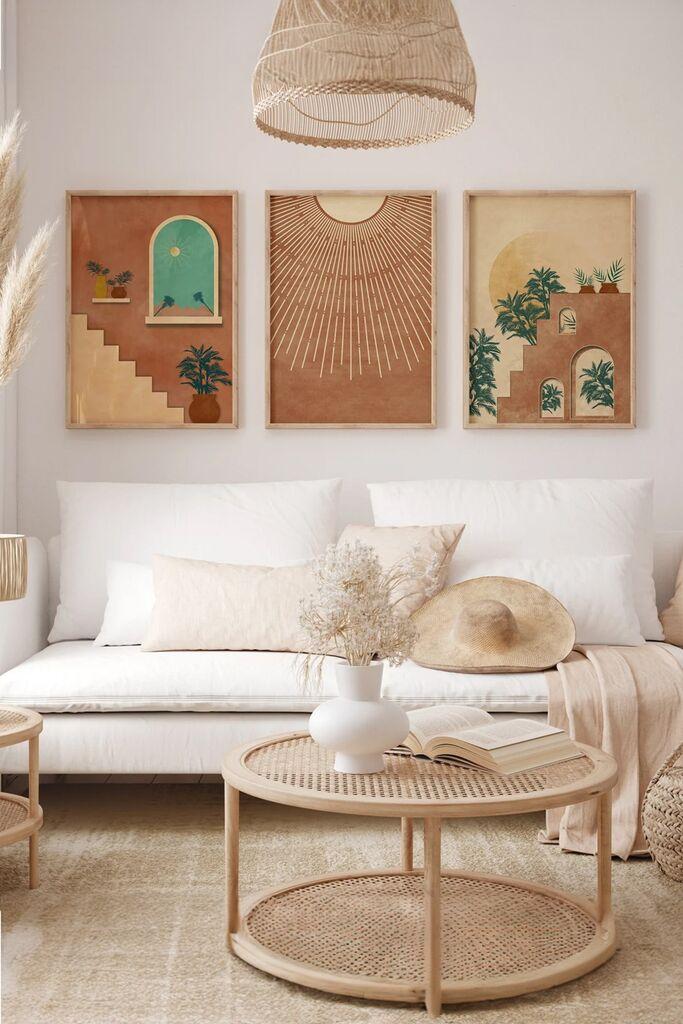 Wallity slika 3Dartsoho27, 3 dijela, 33 x 48 cm