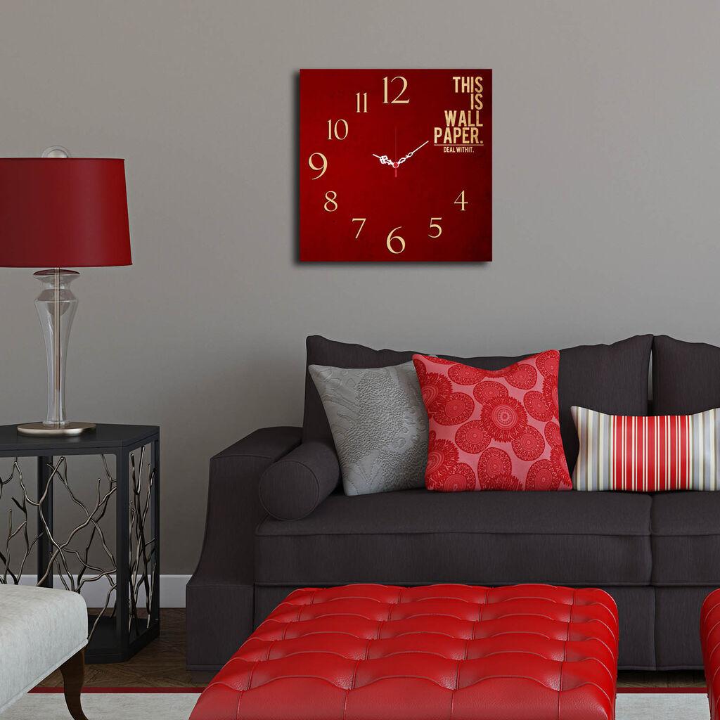 Zidni sat Wallity Msk-11, 40x40 cm