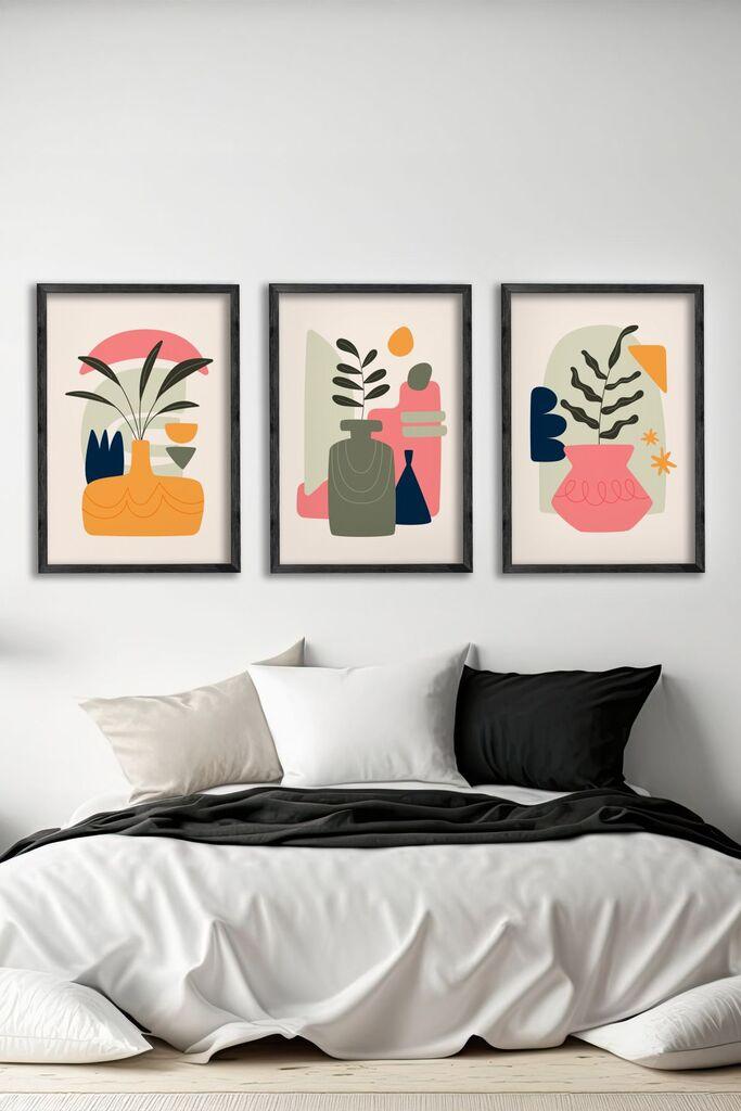 Wallity slika Ersy3Syhcrv21, 3 dijela, 34 x 49 cm